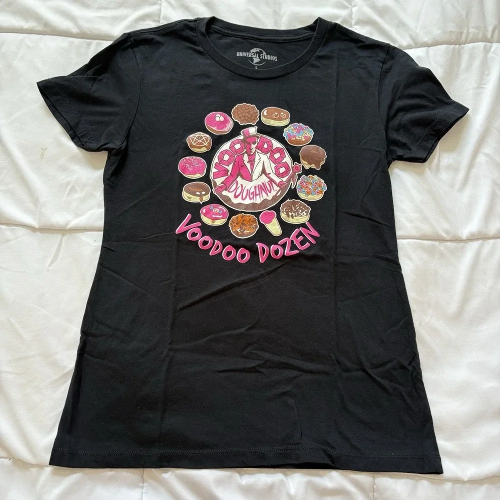 Universal Studios Voodoo Doughnut Adult Large T Shirt Tee Florida Hollywood READ
